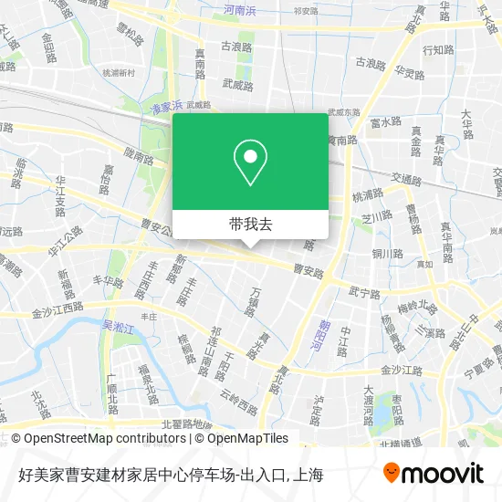 好美家曹安建材家居中心停车场-出入口地图