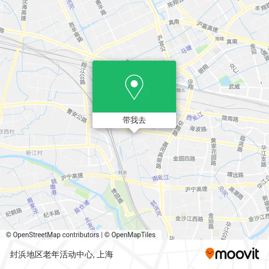 封浜地区老年活动中心地图