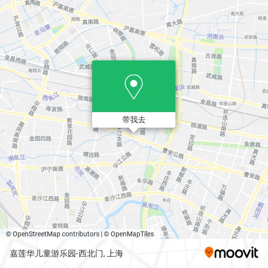 嘉莲华儿童游乐园-西北门地图