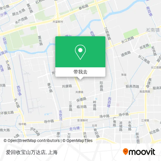 爱回收宝山万达店地图
