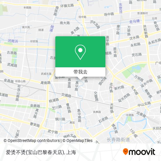 爱烫不烫(宝山巴黎春天店)地图