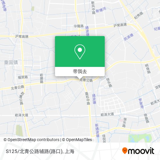 S125/北青公路辅路(路口)地图