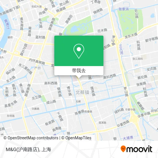 M&G(沪南路店)地图