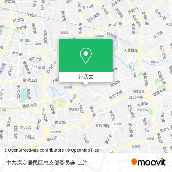 中共康定居民区总支部委员会地图