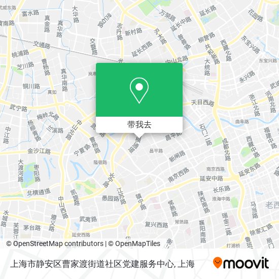 上海市静安区曹家渡街道社区党建服务中心地图