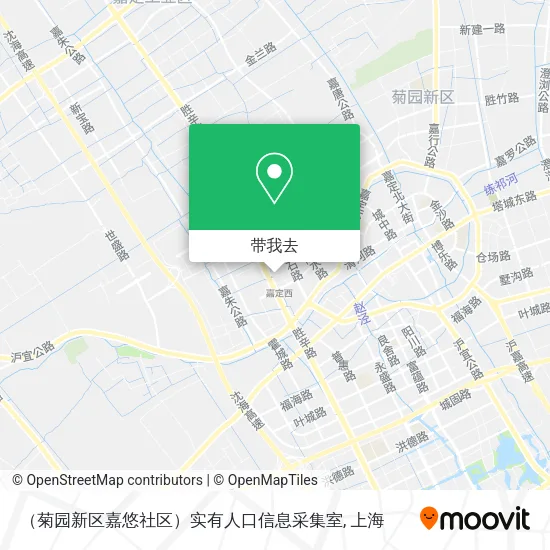 （菊园新区嘉悠社区）实有人口信息采集室地图