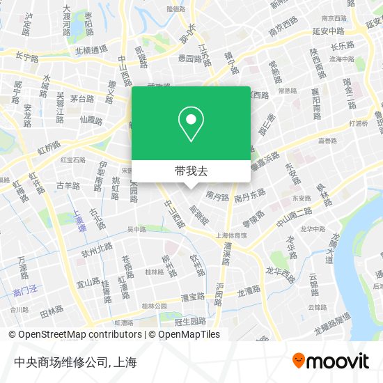 中央商场维修公司地图