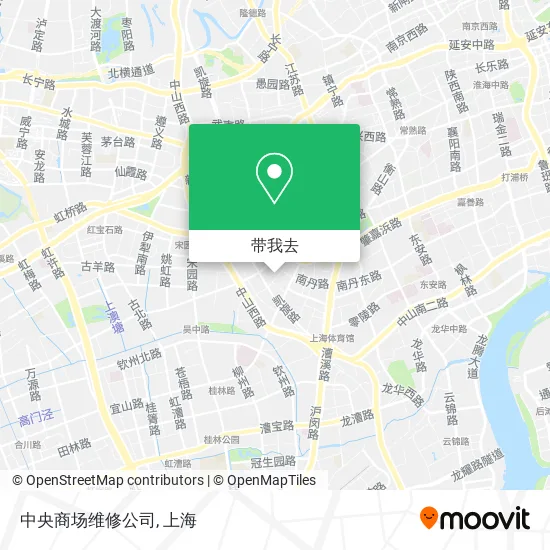 中央商场维修公司地图