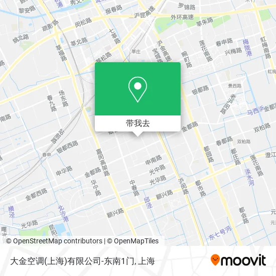 大金空调(上海)有限公司-东南1门地图