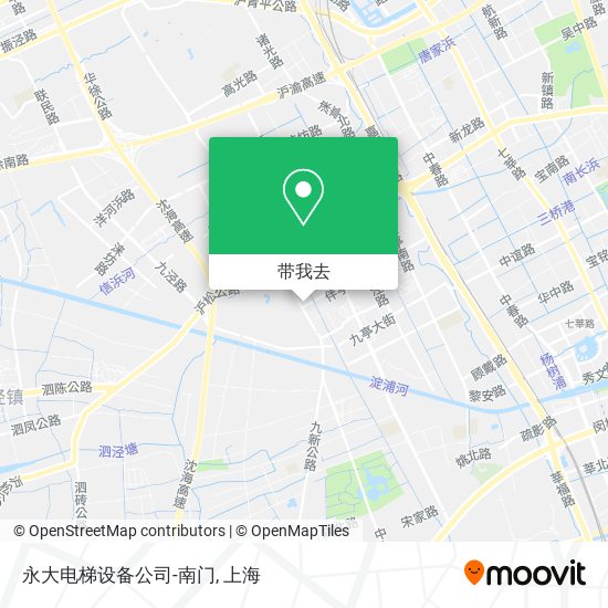永大电梯设备公司-南门地图