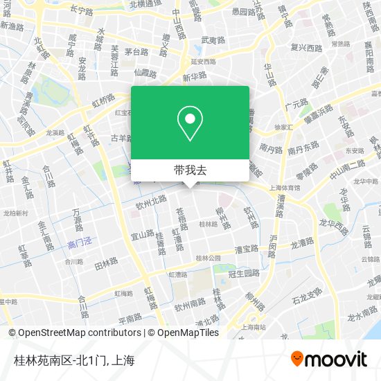 桂林苑南区-北1门地图