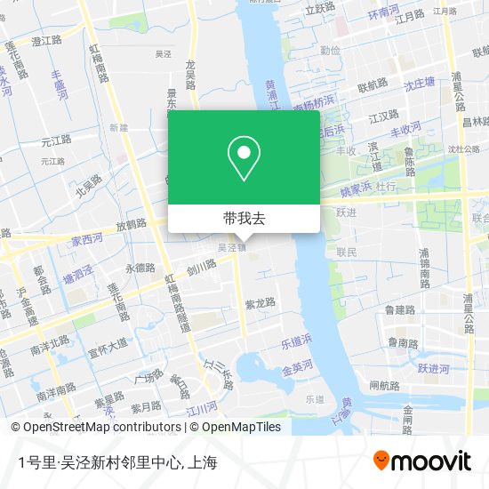 1号里·吴泾新村邻里中心地图