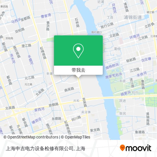 上海申吉电力设备检修有限公司地图