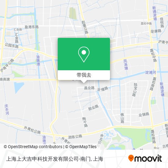 上海上大吉申科技开发有限公司-南门地图