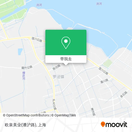 欧泉美业(潘沪路)地图