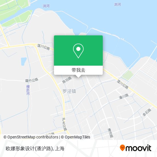 欧娜形象设计(潘沪路)地图