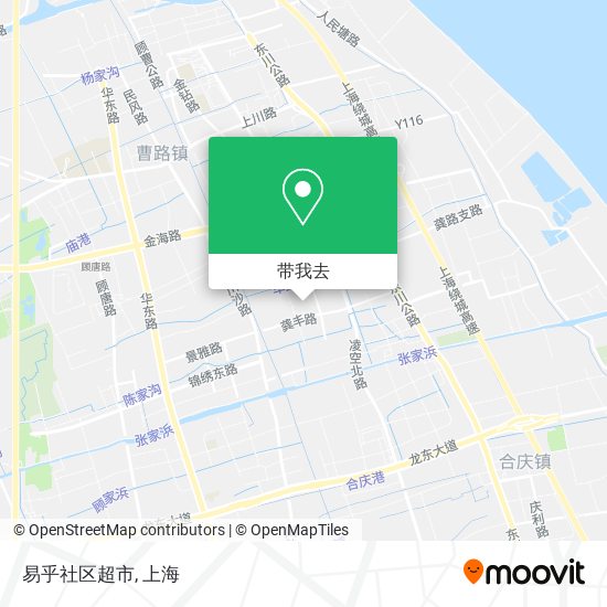 易乎社区超市地图
