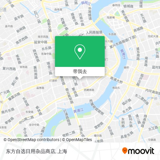 东方自选日用杂品商店地图