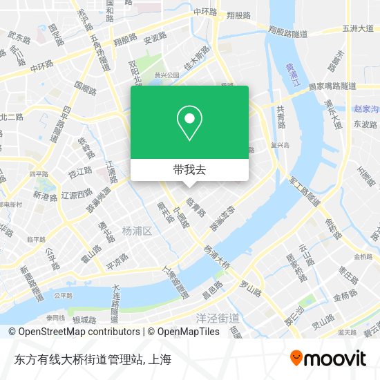 东方有线大桥街道管理站地图