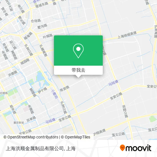 上海洪顺金属制品有限公司地图