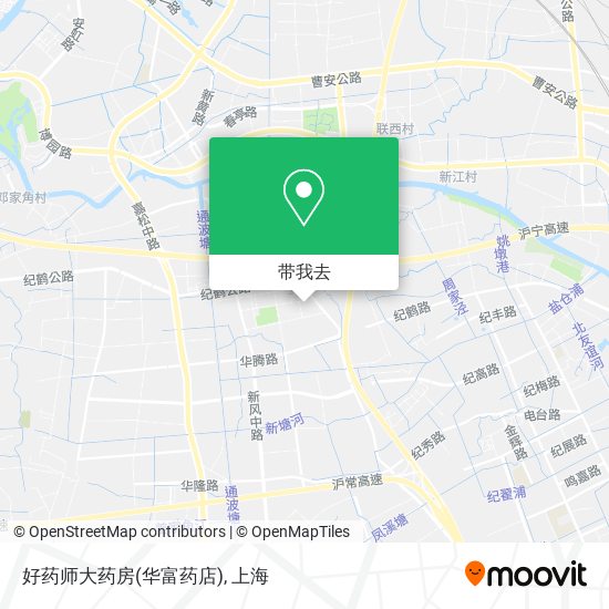 好药师大药房(华富药店)地图