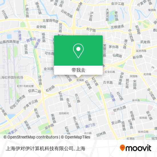 上海伊对伊计算机科技有限公司地图