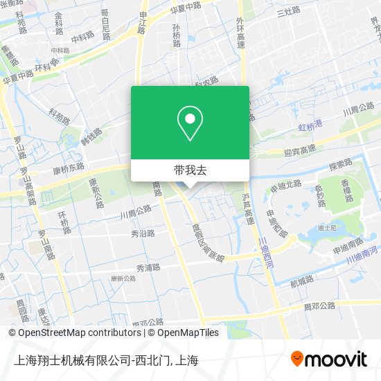 上海翔士机械有限公司-西北门地图