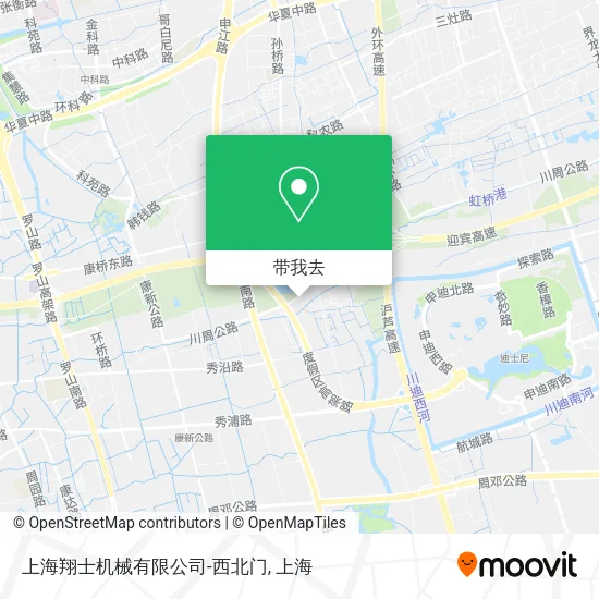上海翔士机械有限公司-西北门地图