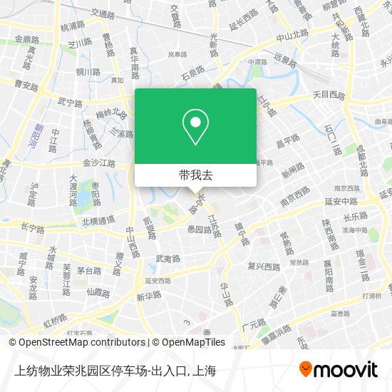 上纺物业荣兆园区停车场-出入口地图