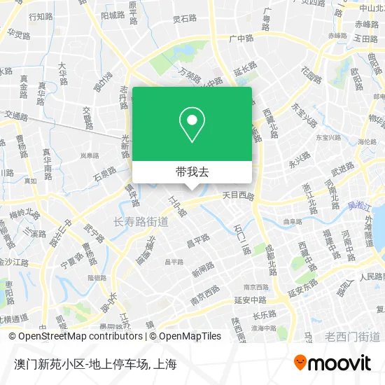 澳门新苑小区-地上停车场地图