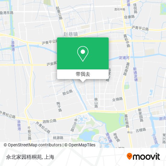佘北家园梧桐苑地图