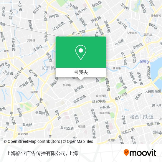 上海皓业广告传播有限公司地图
