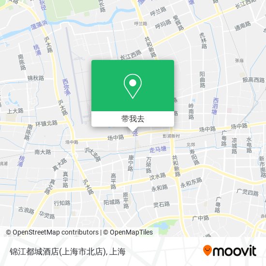 锦江都城酒店(上海市北店)地图