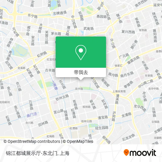 锦江都城展示厅-东北门地图