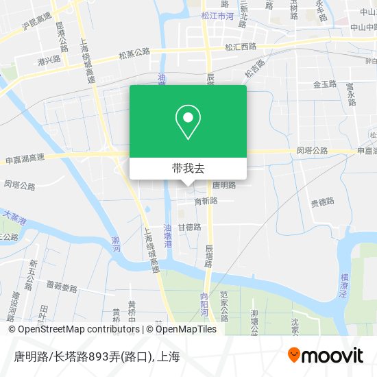唐明路/长塔路893弄(路口)地图