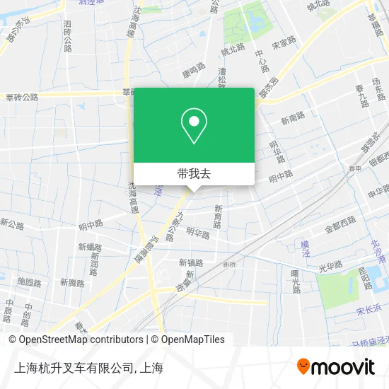 上海杭升叉车有限公司地图