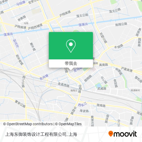 上海东御装饰设计工程有限公司地图