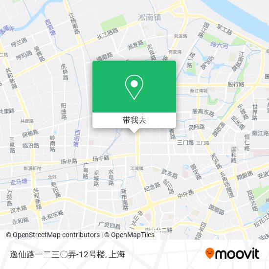 逸仙路一二三〇弄-12号楼地图