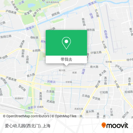 爱心幼儿园(西北门)地图