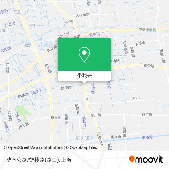 沪南公路/鹤楼路(路口)地图