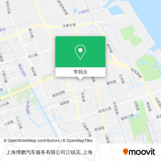 上海博赡汽车服务有限公司江镇店地图