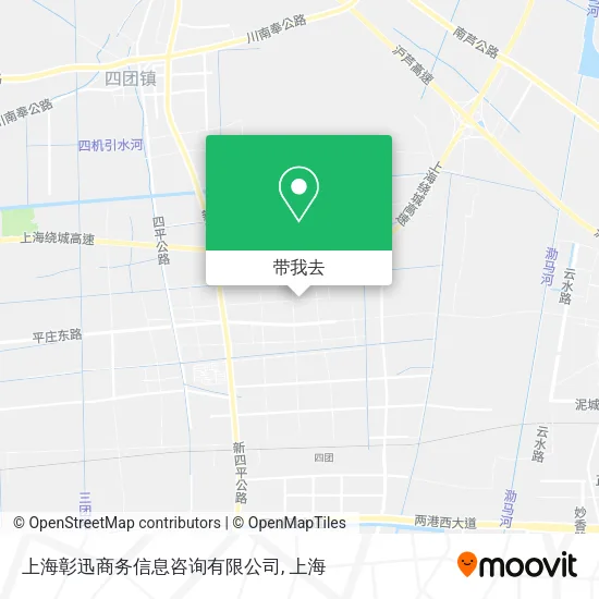 上海彰迅商务信息咨询有限公司地图