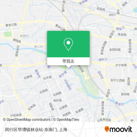 闵行区华漕镇林业站-东南门地图
