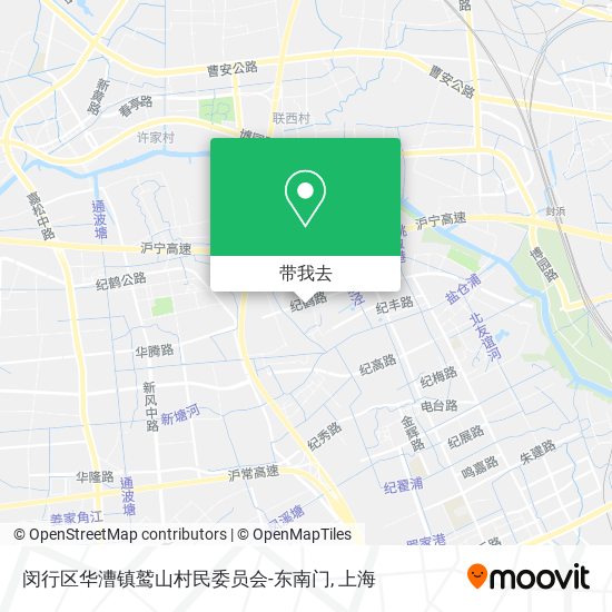 闵行区华漕镇鹫山村民委员会-东南门地图