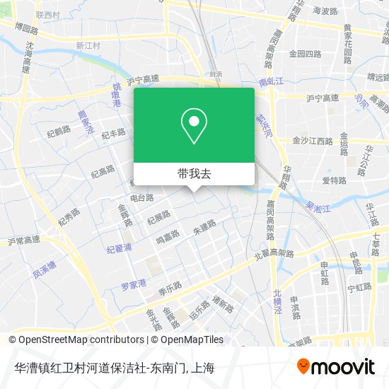 华漕镇红卫村河道保洁社-东南门地图