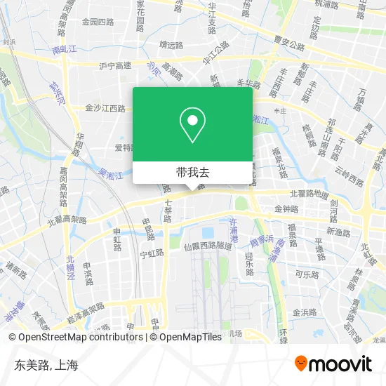 东美路地图