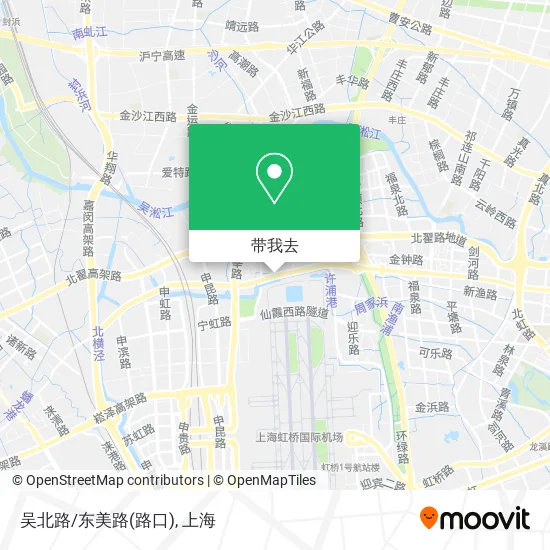 吴北路/东美路(路口)地图