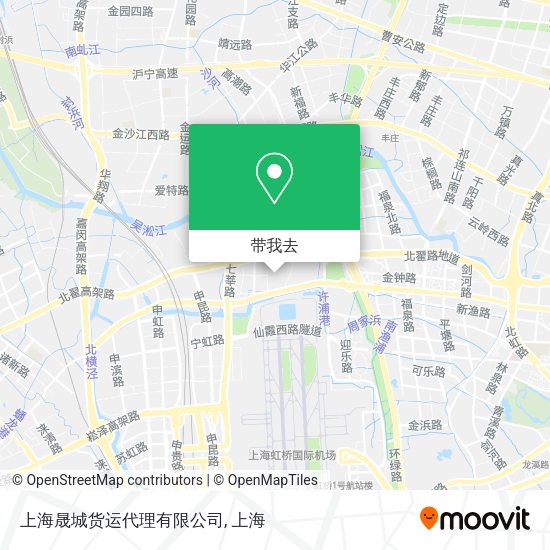 上海晟城货运代理有限公司地图