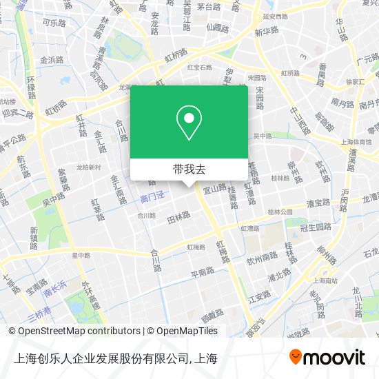 上海创乐人企业发展股份有限公司地图