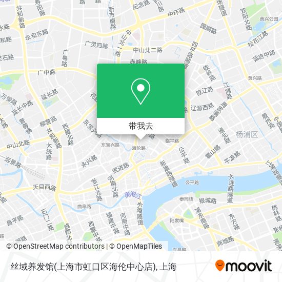 丝域养发馆(上海市虹口区海伦中心店)地图